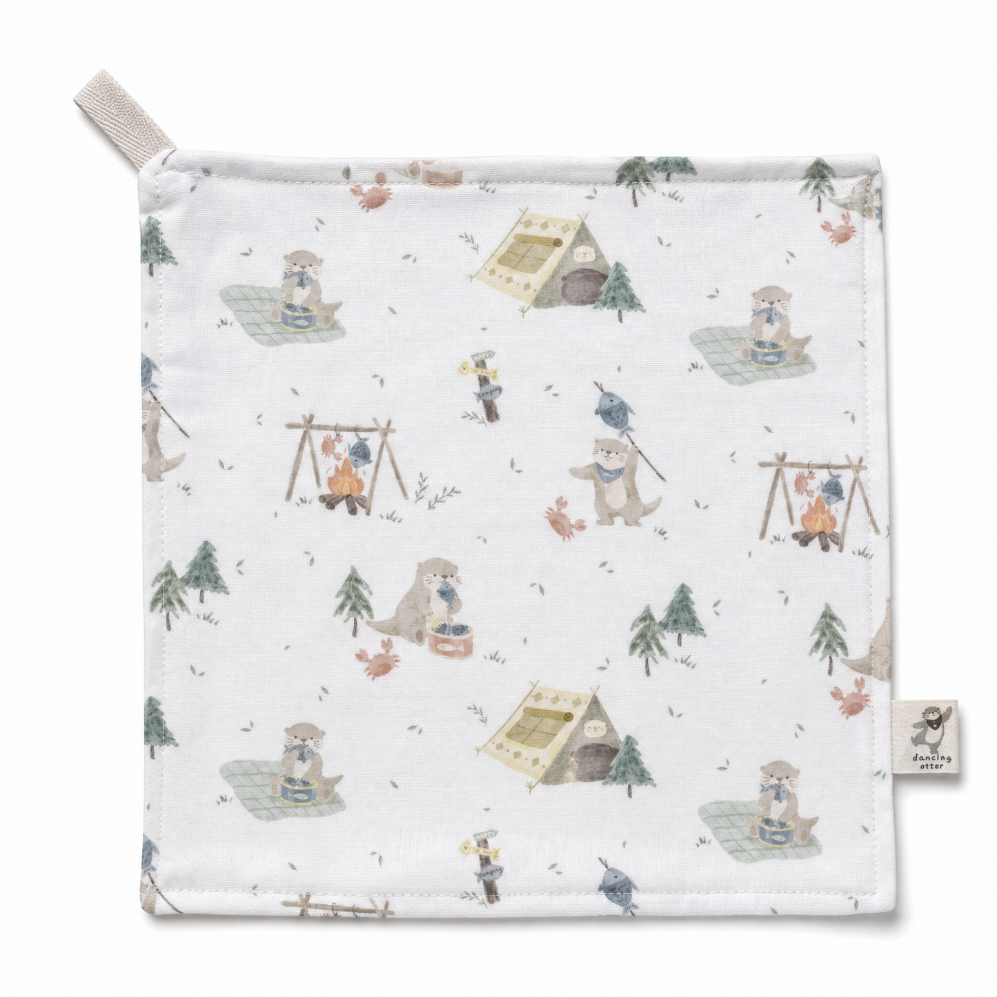 Bamboo Square Washcloth - Camping