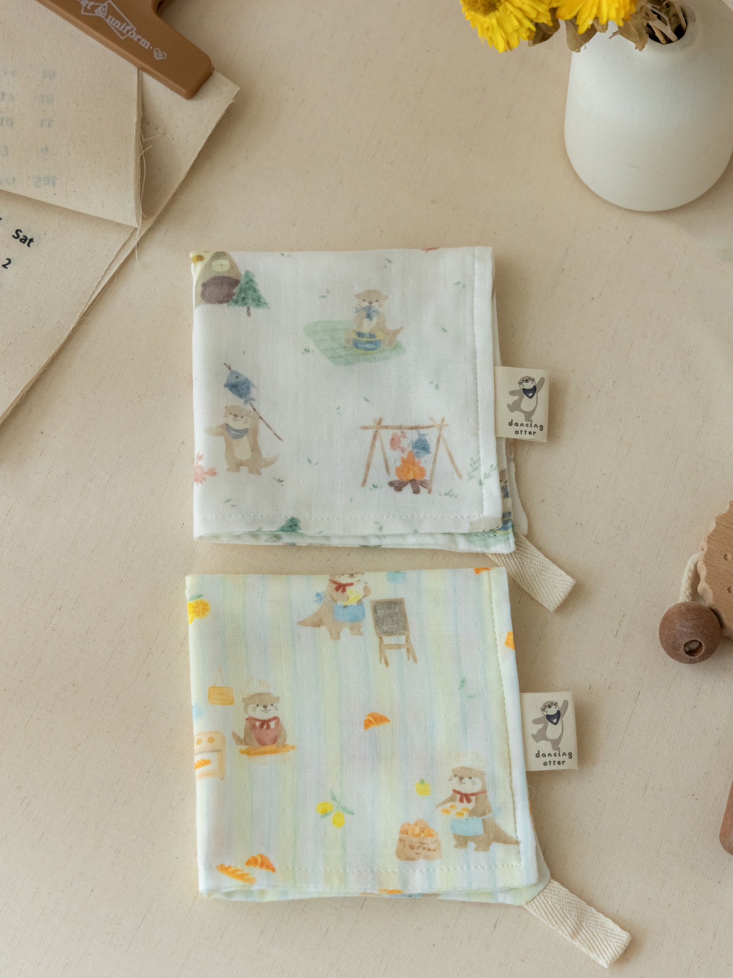 Bamboo Washcloth - Otter Bakery & Lemon