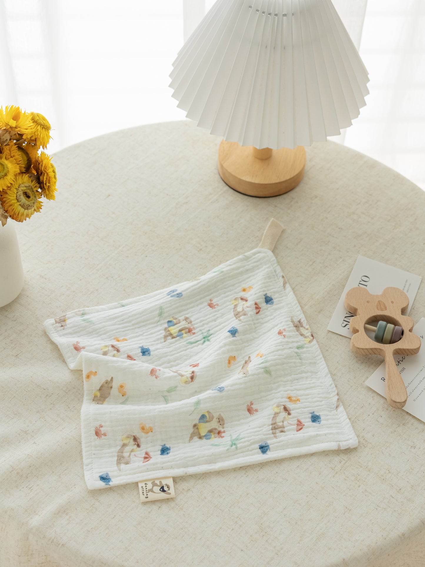 Cotton & Bamboo Terry Washcloth - Chill & Swim