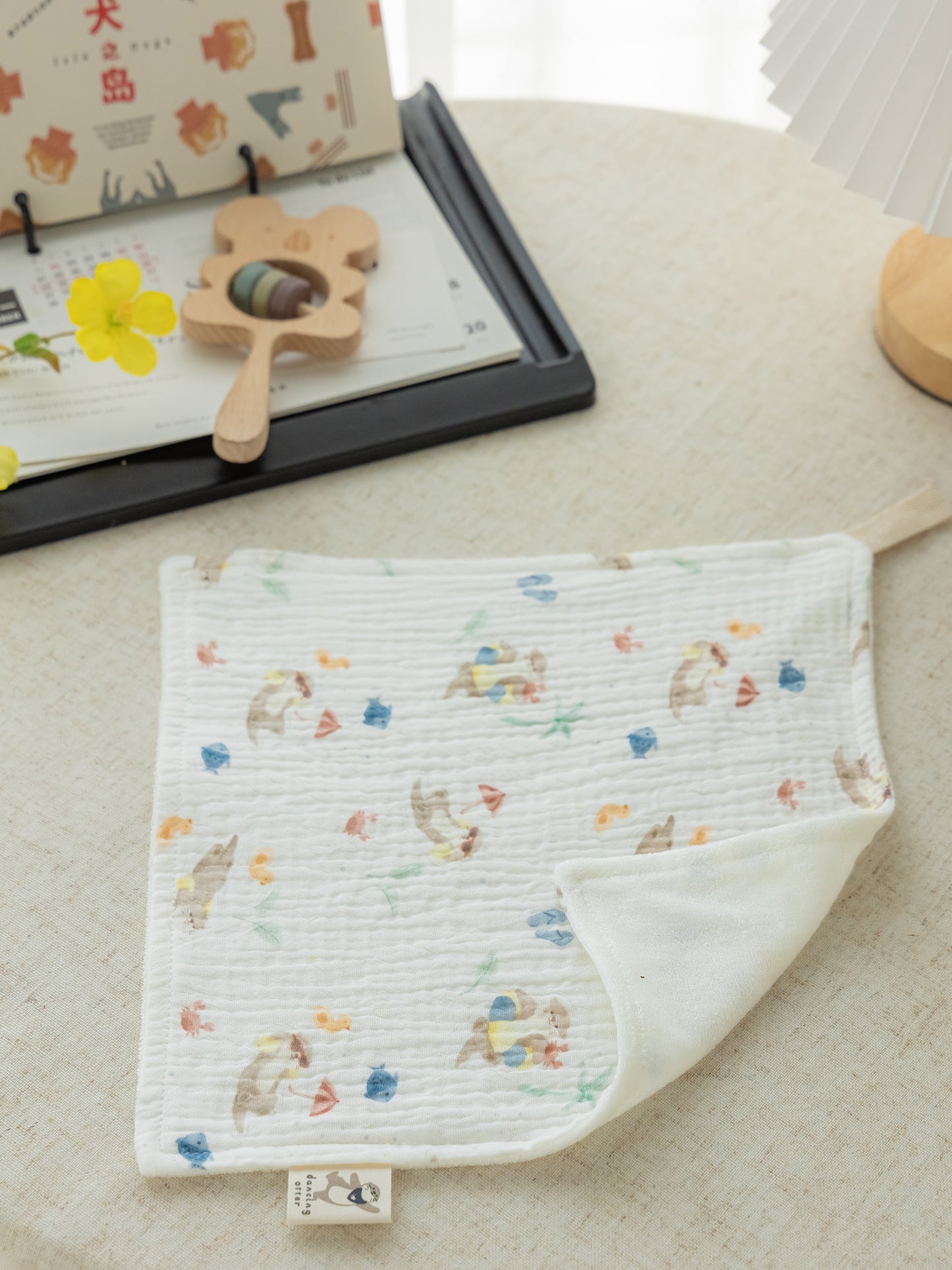 Cotton & Bamboo Terry Washcloth - Chill & Swim