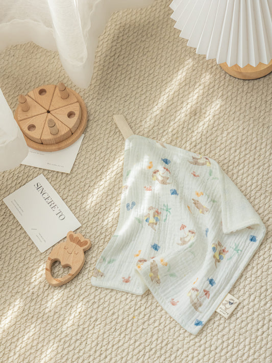 Cotton & Bamboo Terry Washcloth - Chill & Swim