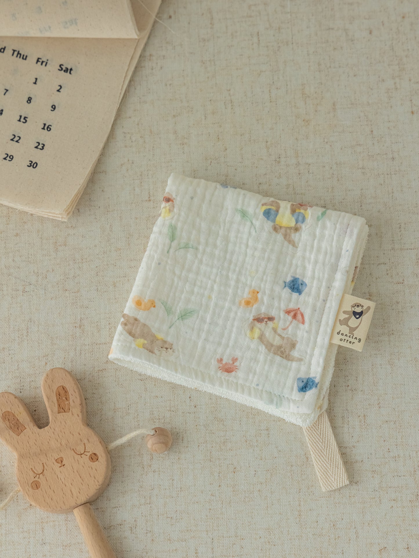 Cotton & Bamboo Terry Washcloth - Chill & Swim