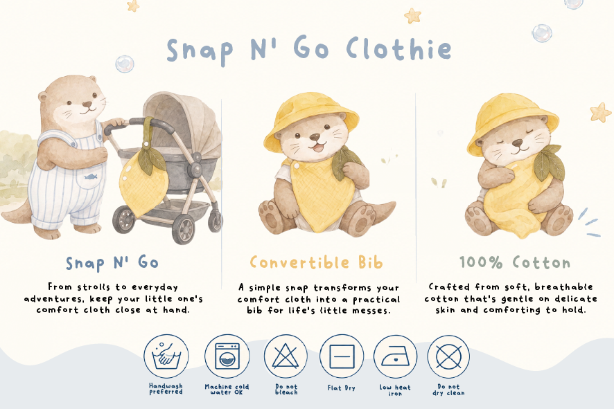 Snap & Go Clothie - Lemon